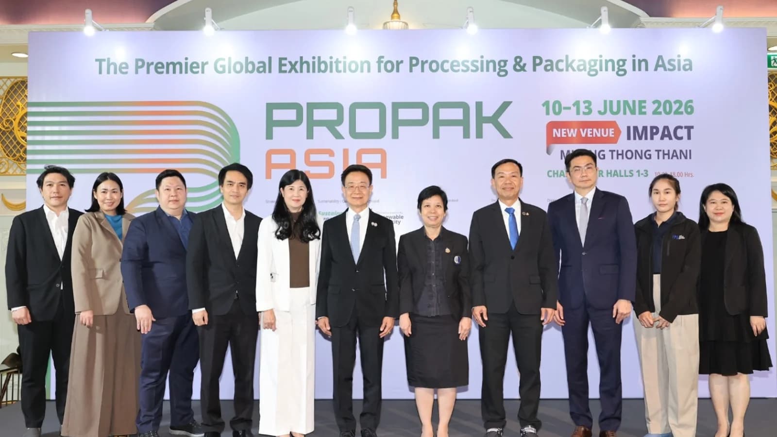 แถลงข่าวการเป็นพันธมิตรและสนับสนุนการจัดงาน ProPak Asia 2026