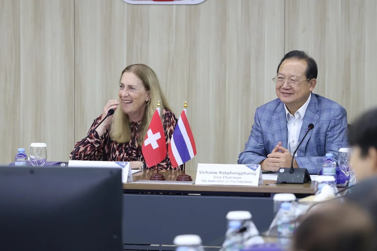 ส.อ.ท. หารือเลขาธิการเศรษฐกิจสวิตเซอร์แลนด์ เดินหน้าต่อยอด FTA ไทย–EFTA เชื่อมโอกาสการค้า–ลงทุน 