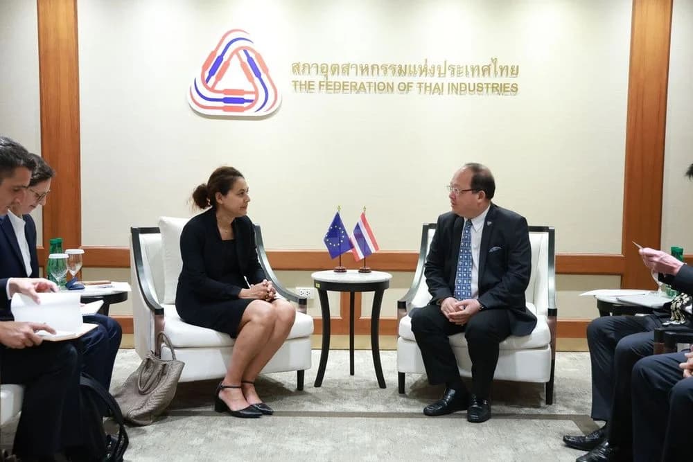 ส.อ.ท. ต้อนรับคณะผู้แทนสหภาพยุโรปประจำประเทศไทย หวังผลักดันความร่วมมือ