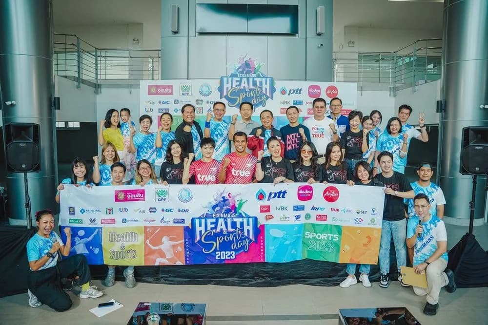 รองปธ. ส.อ.ท. ร่วมงาน Econmass Health & Sport day 2023 กระชับสัมพันธ์สื่อสาย ศก.
