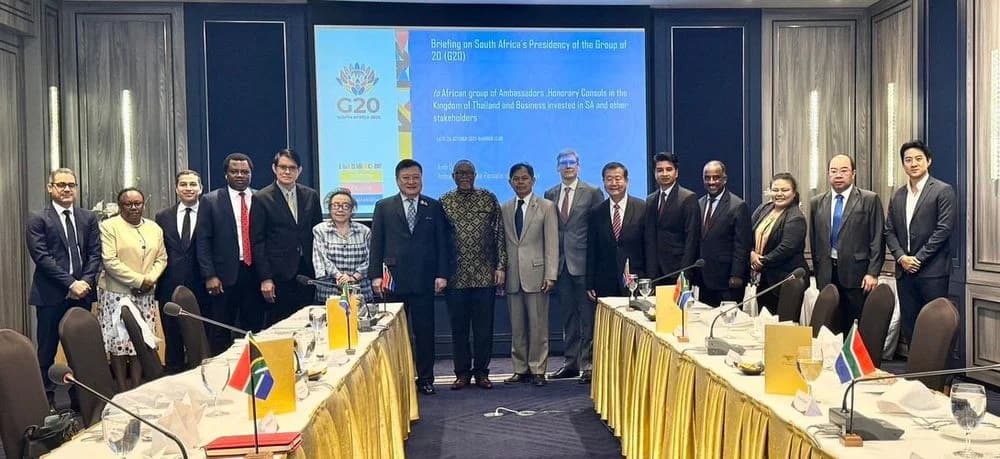 ส.อ.ท. ร่วมงานเลี้ยงรับรอง “G20 Diplomatic Briefing” กระชับความร่วมมือเศรษฐกิจไทย–แอฟริกา