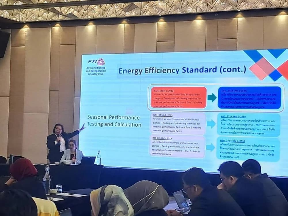 ส.อ.ท. ร่วมงาน 17th Annual East Asia and Pacific and Montreal Protocol (MP) Joint Regional Workshop on MP Implementation หนุนการพัฒนาเครื่องปรับอากาศให้เป็นมิตรกับสิ่งแวดล้อม