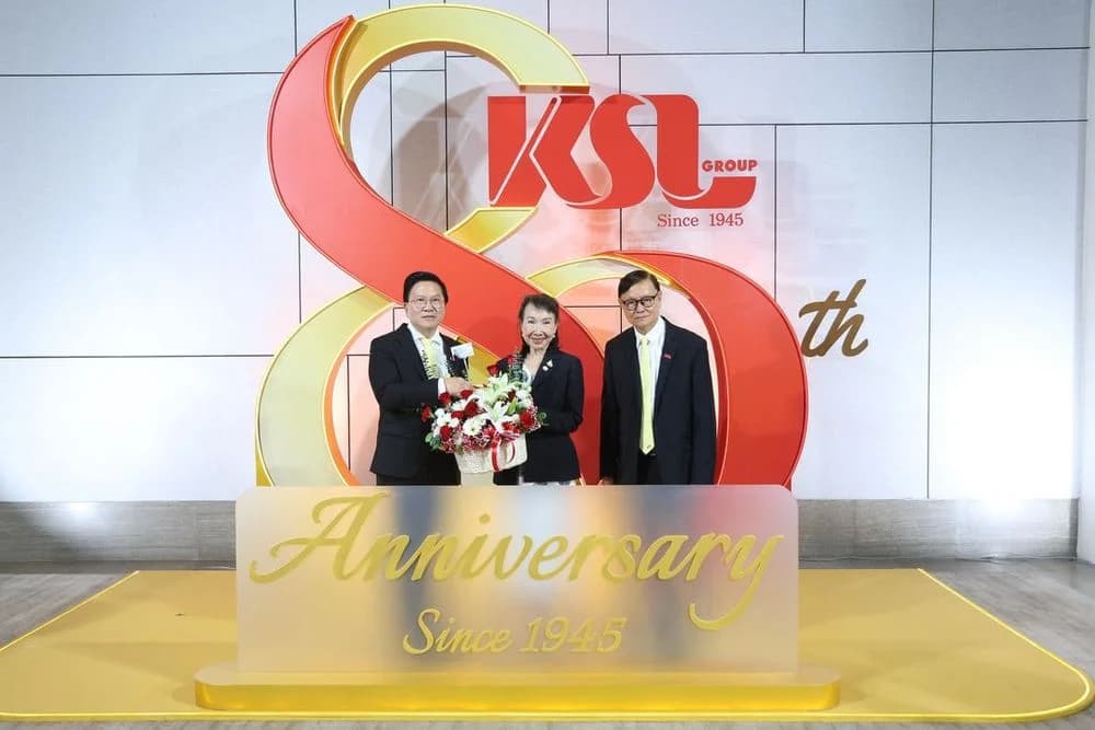 ส.อ.ท. ร่วมแสดงความยินดีเนื่องในโอกาสครบรอบ 80 ปี กลุ่มบริษัท KSL