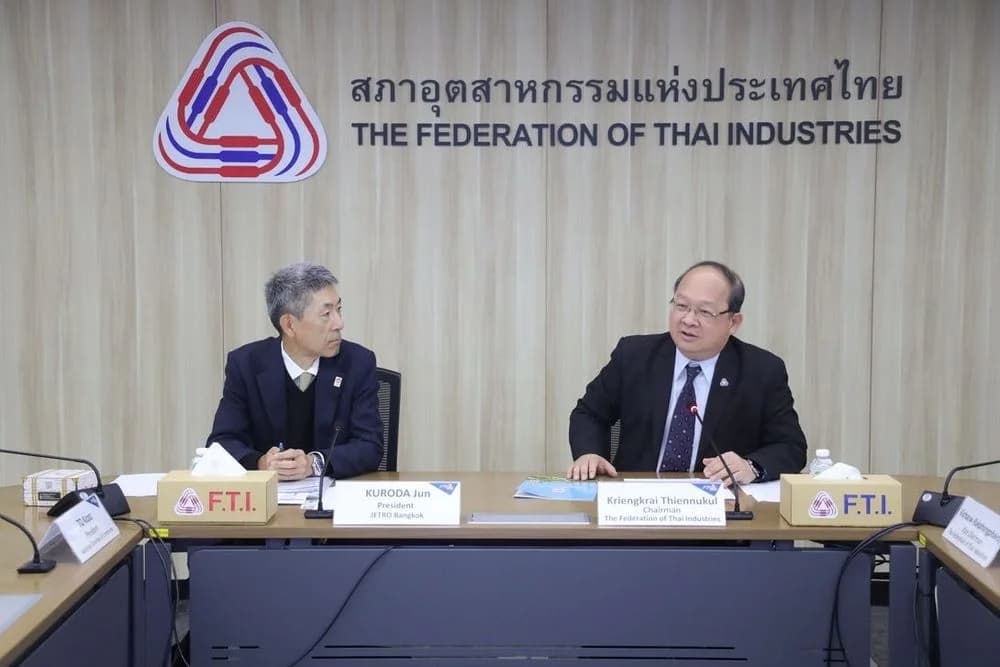 ส.อ.ท. พบหอการค้าญี่ปุ่น-กรุงเทพฯ หารือสถานการณ์และแนวโน้ม ศก. ไทย