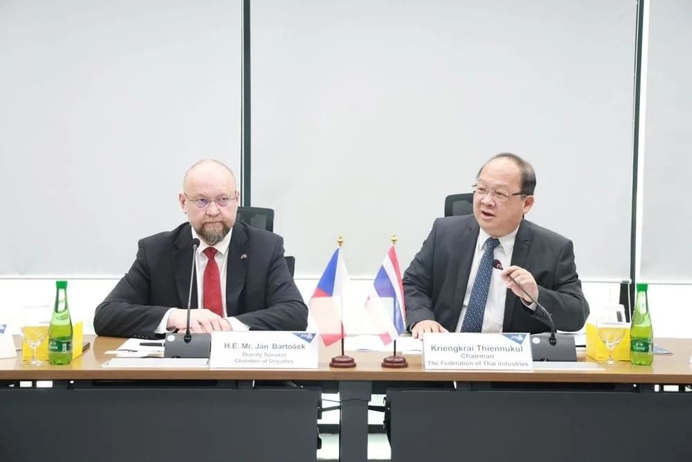 ส.อ.ท. ต้อนรับรองประธานสภาผู้แทนราษฎรสาธารณรัฐเช็กและคณะ เนื่องในโอกาสเยือนไทย