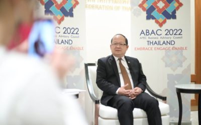 ประธาน ส.อ.ท. ให้สัมภาษณ์สื่อ ชี้ ABAC เตรียมข้อเสนอเร่งฟื้นเศรษฐกิจภูมิภาคต่อเวที APEC ที่ไทย พ.ย.นี้