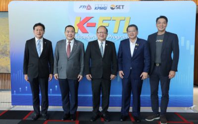 ส.อ.ท. ร่วมกับตลาดหลักทรัพย์แห่งประเทศไทยและเคพีเอ็มจี ประเทศไทย เปิดหลักสูตร K-FTI Acceleration Program เตรียมความพร้อมให้ SMEs/Startups เข้าสู่ตลาดทุน