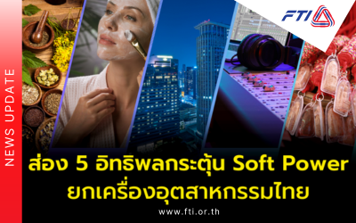 ส่อง 5 อิทธิพลกระตุ้น Soft Power ยกเครื่องอุตสาหกรรมไทย