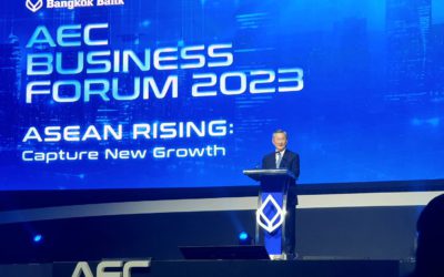ส.อ.ท. ร่วมสัมมนาใหญ่ AEC Business Forum 2023 สนับสนุนนักธุรกิจไทยเห็นโอกาสใหม่ในอาเซียน